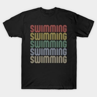 Retro Swimming T-Shirt